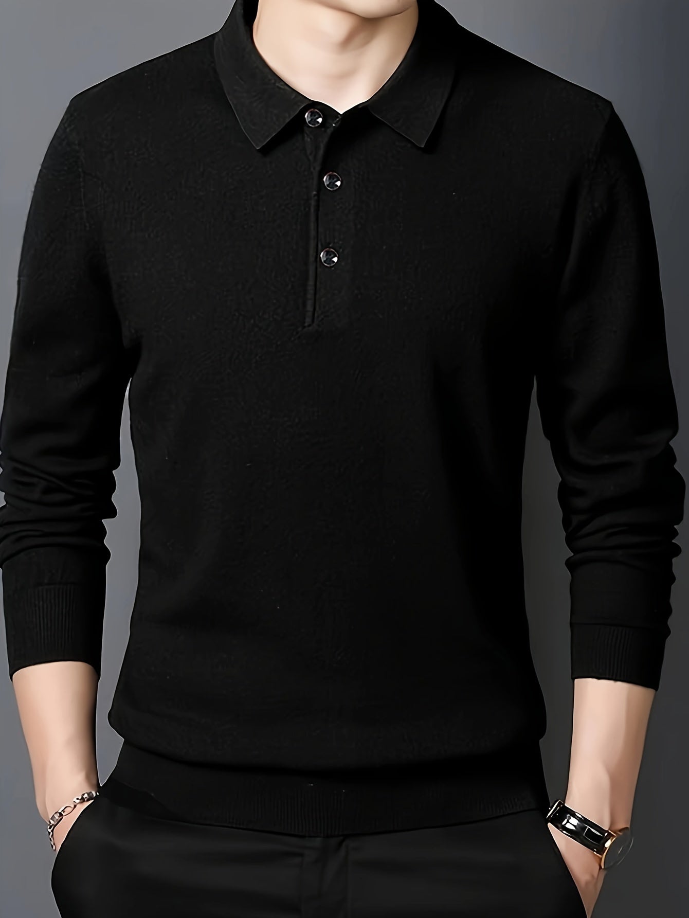 Milo | Casual Lange Mouwen Polo Shirt