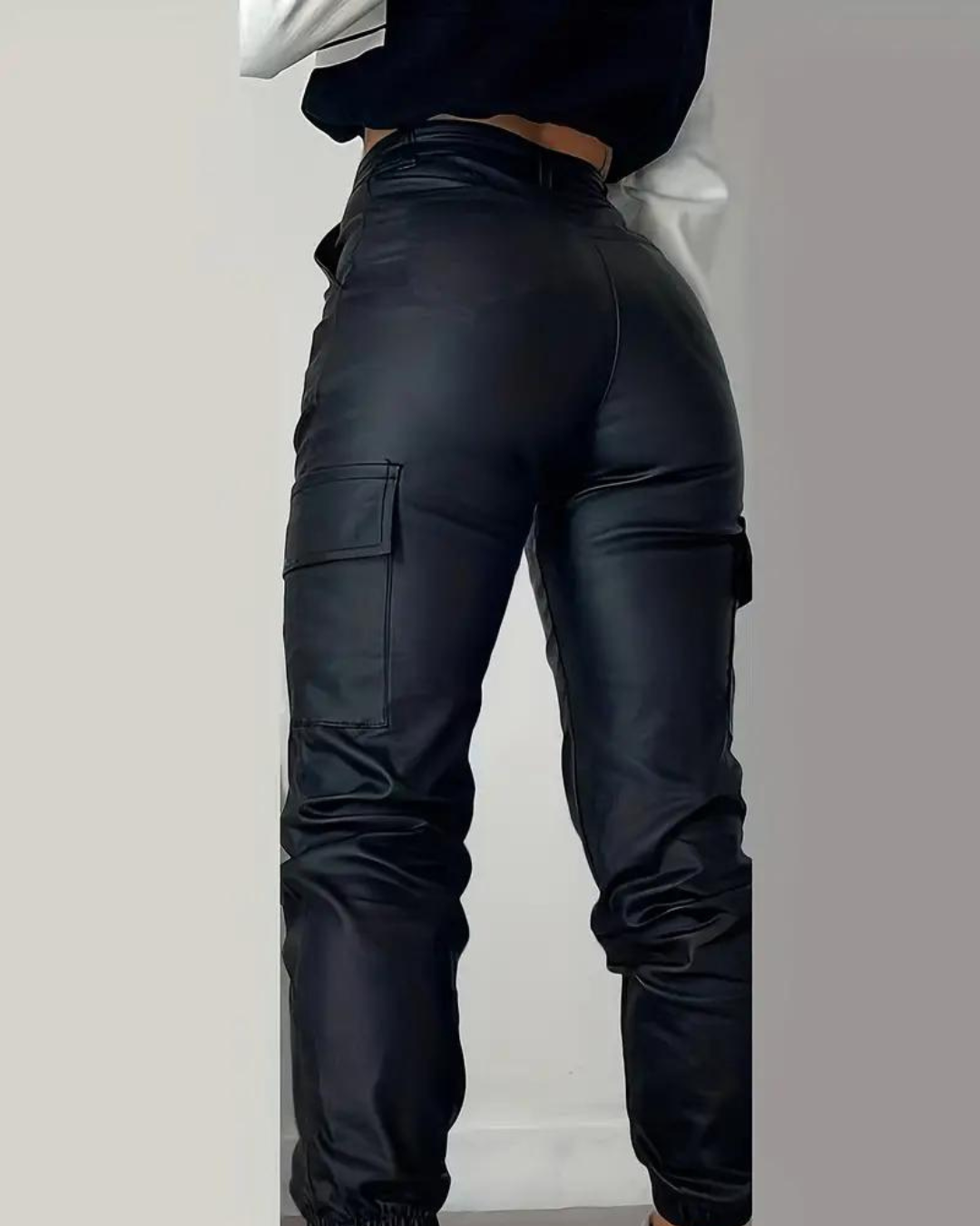 Noëlle | Latex cargo broek