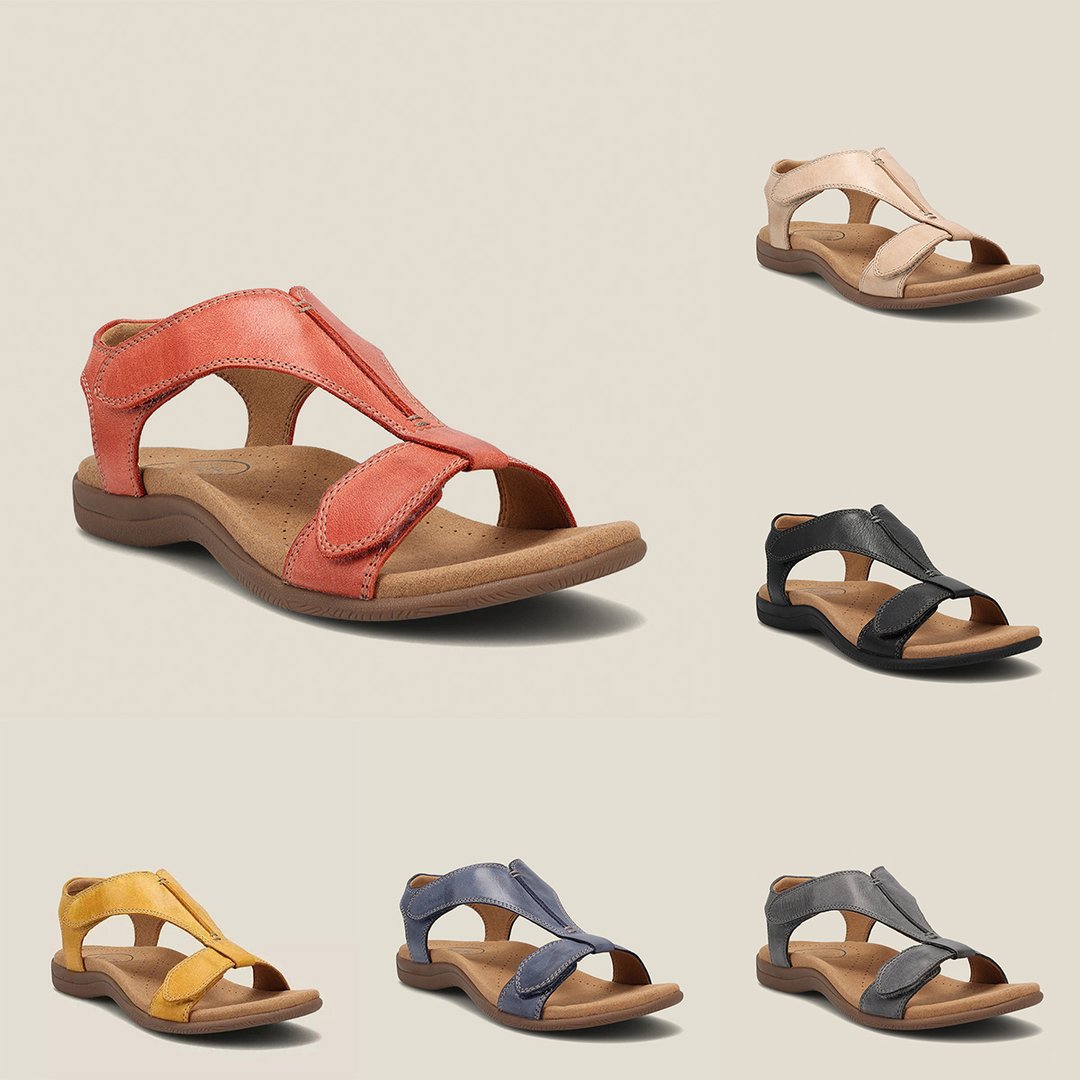 Nora | Orthopedische leren sandalen