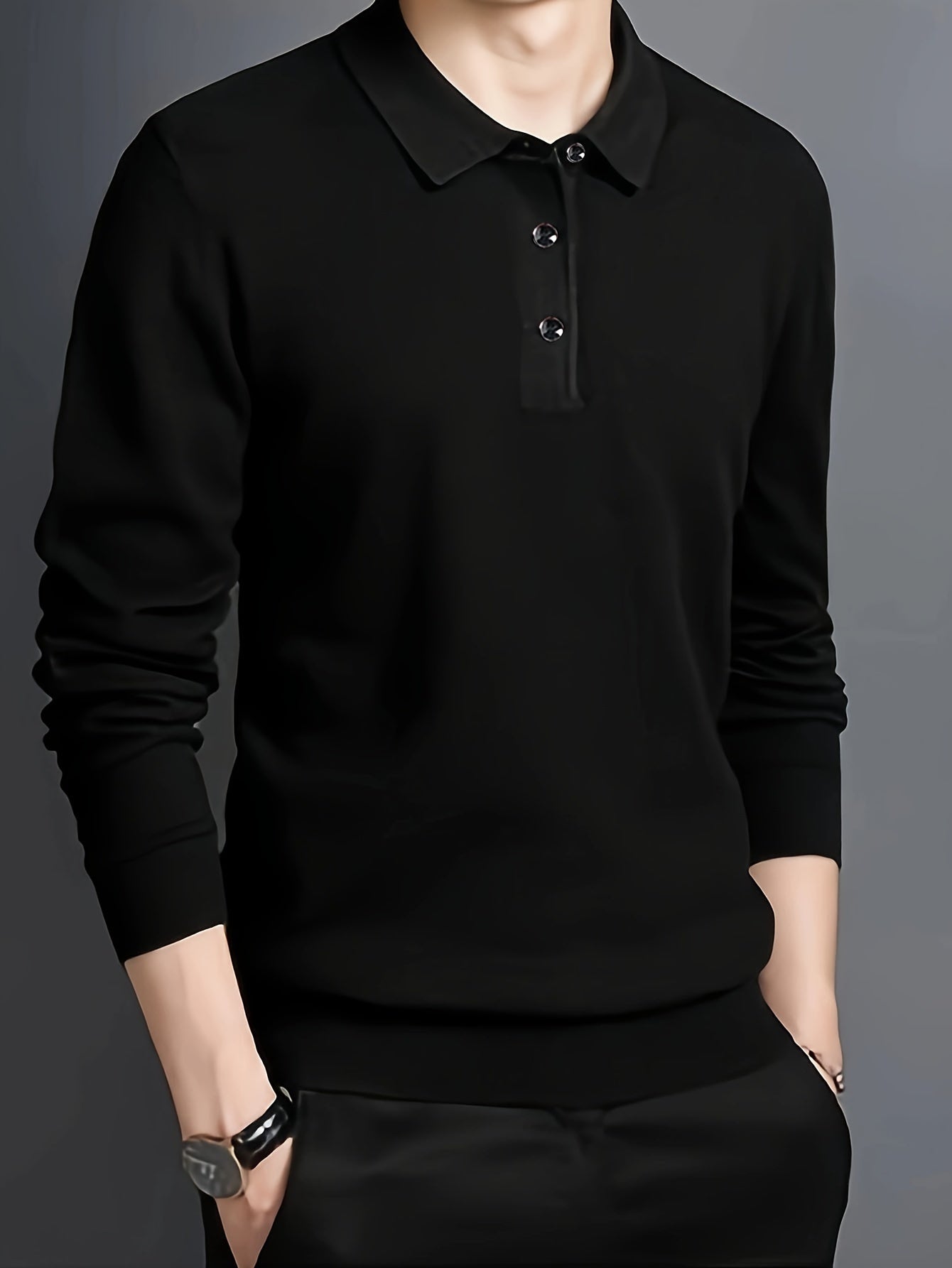 Milo | Casual Lange Mouwen Polo Shirt