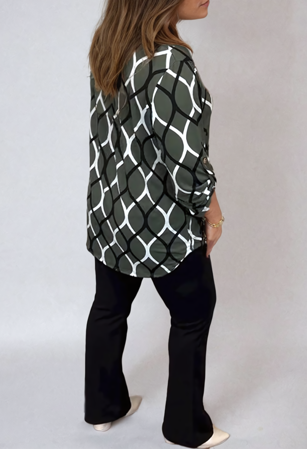 Dounia | Blouse met vrolijk patroon