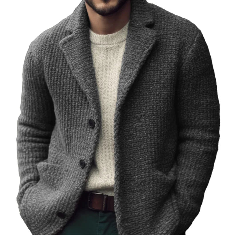 Kai | Elegant herenvest knitted