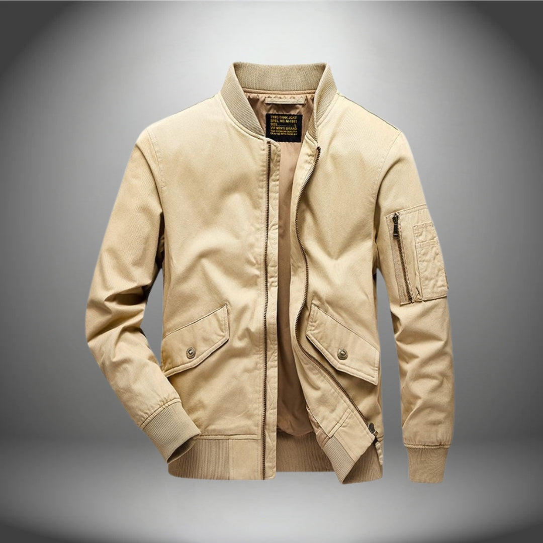 Flint | Aviator bomber jas