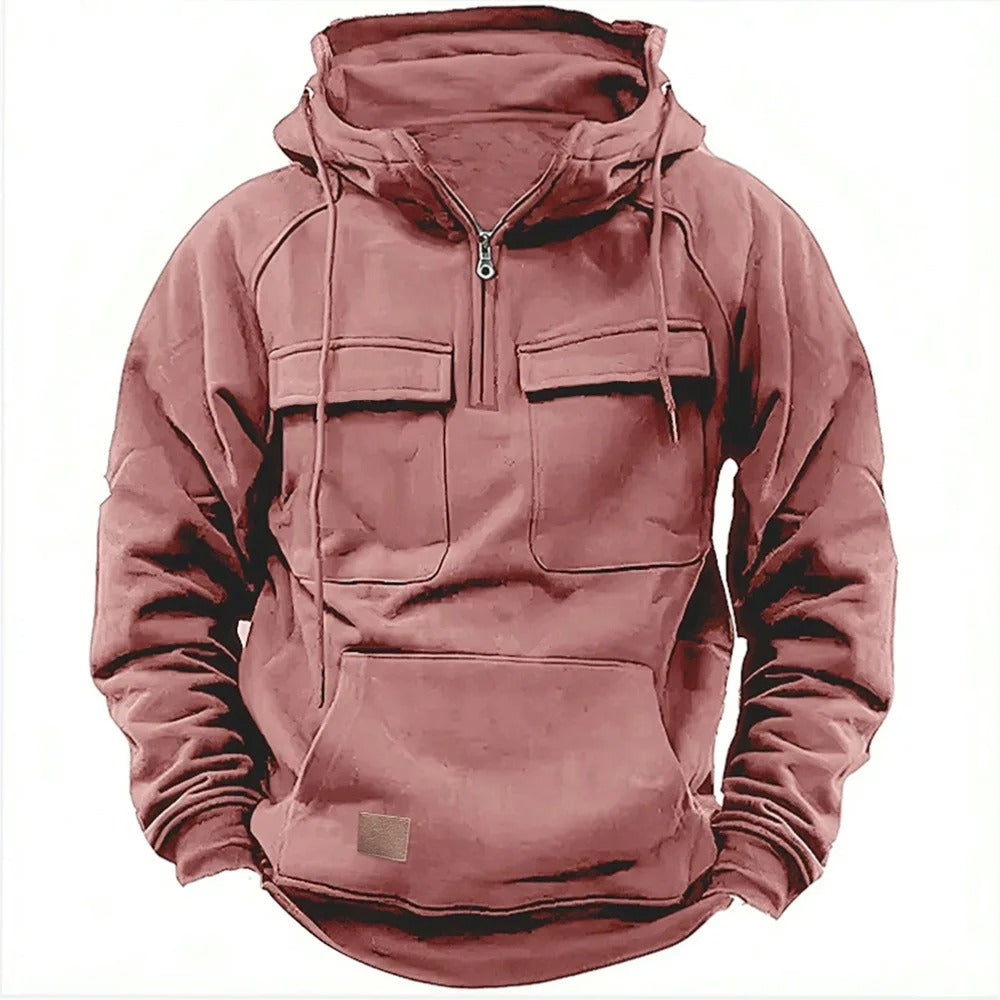 Jasper | Trendy Cargo Pullover Hoodie