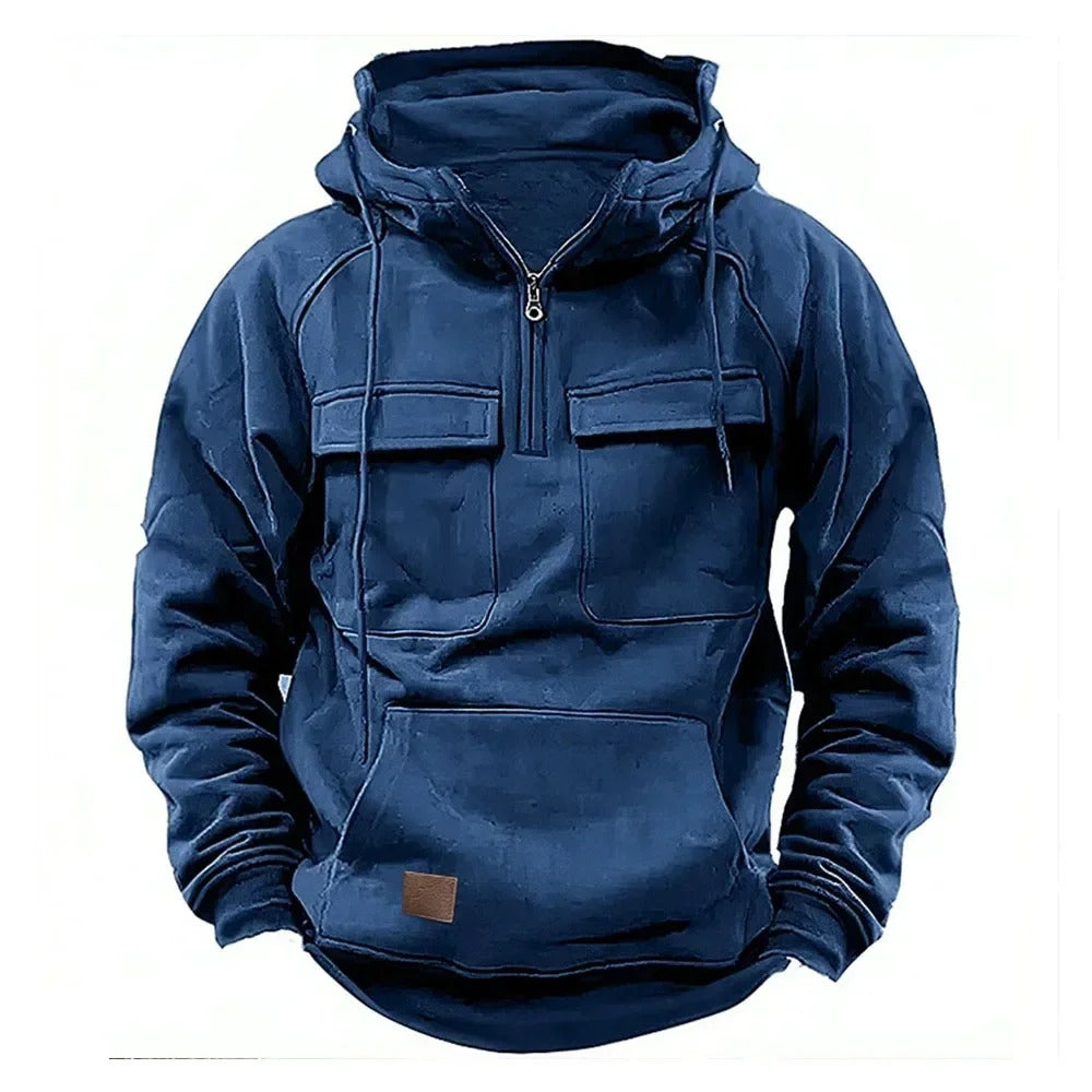 Jasper | Trendy Cargo Pullover Hoodie