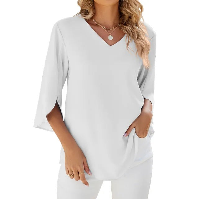 Janne | V-hals blouse