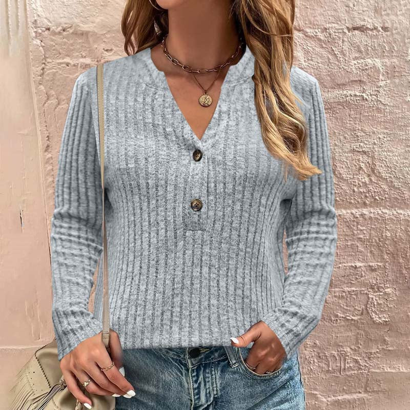 Casual effen blouse