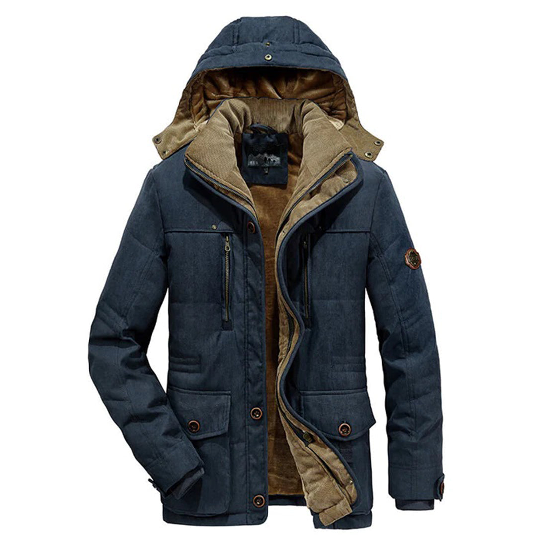 Samuel | Heren winterjas met fleece