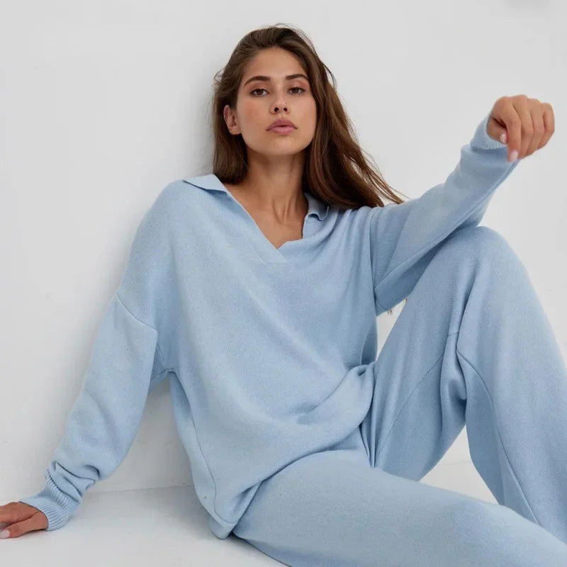 Anouk | Elegante gebreide Loungewear Set