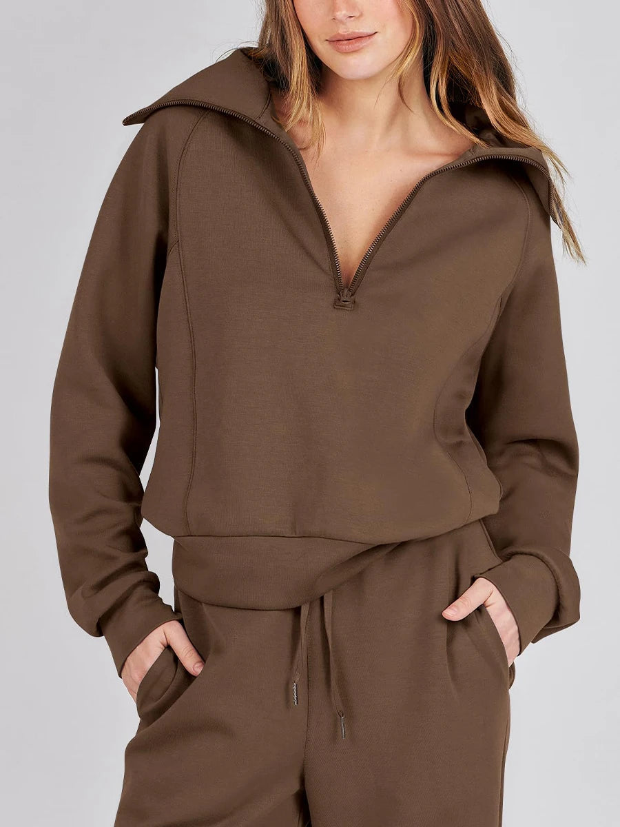 Sophie | Luxe 2-Piece Sweatsuit Voor Een Casual Chic Look