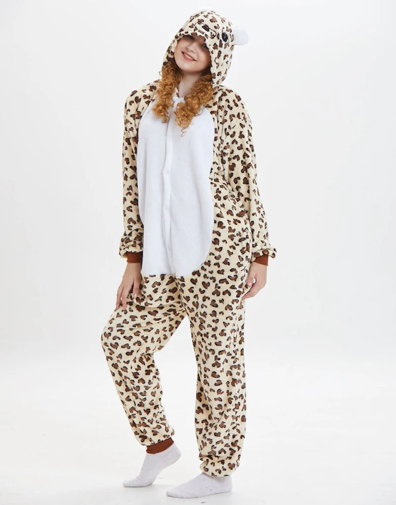 Zoë | Elegante Dames Onesie met Luipaardpatroon