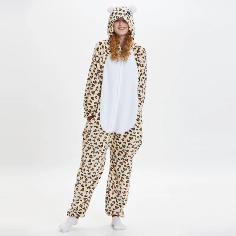 Zoë | Elegante Dames Onesie met Luipaardpatroon