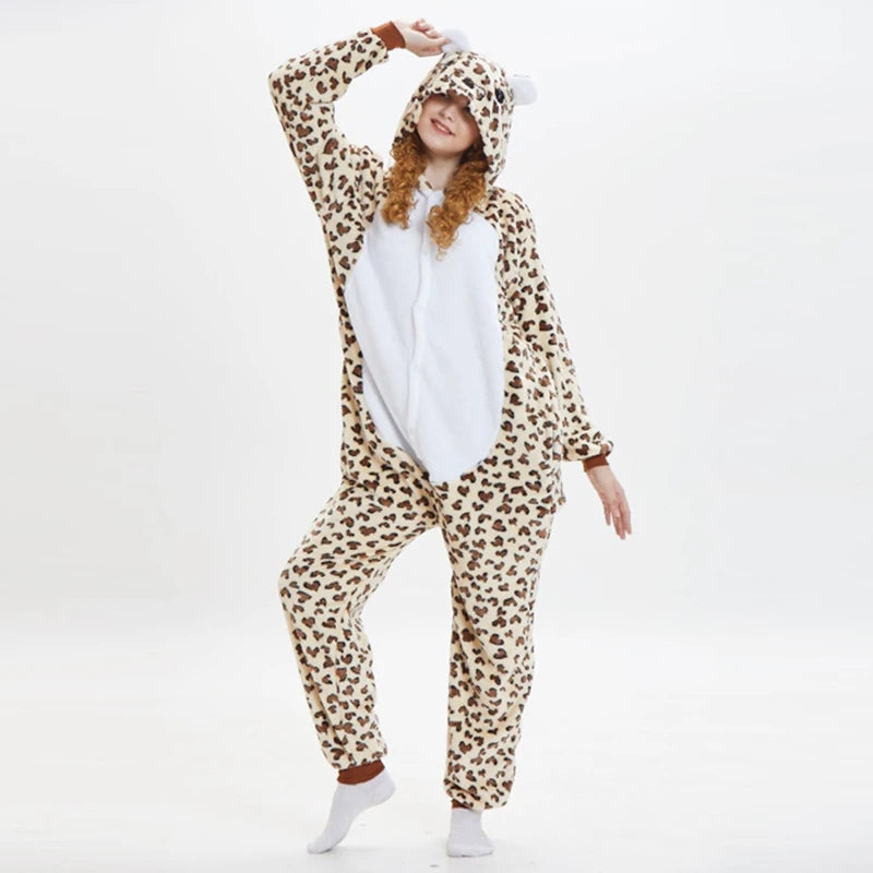 Zoë | Elegante Dames Onesie met Luipaardpatroon