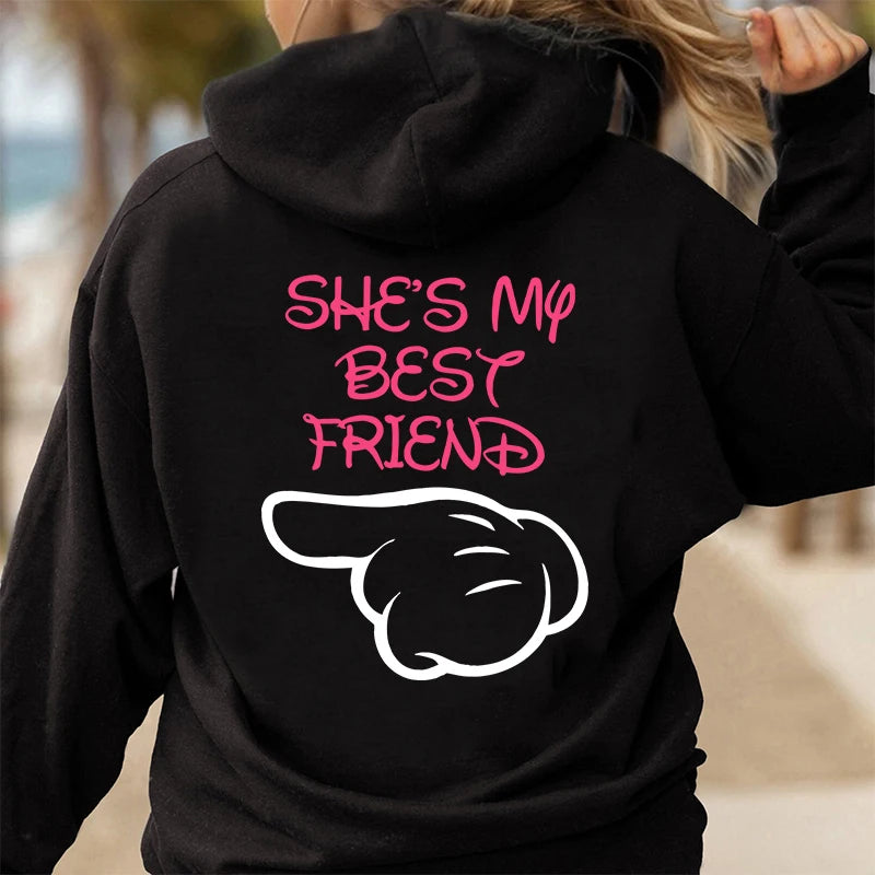 Mila | Cozy Rits Hoodie: "She's My Best Friend"