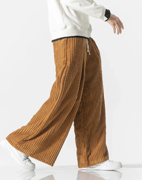 Ravi | trendy corduroy broek in retro stijl