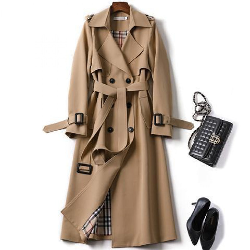 Wendy | Klassieke lange trenchcoat