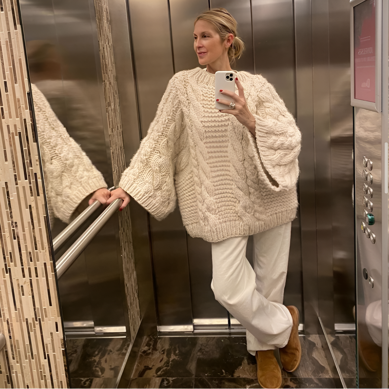 Zina | Oversized wollen trui