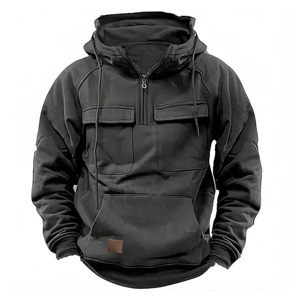 Jasper | Trendy Cargo Pullover Hoodie