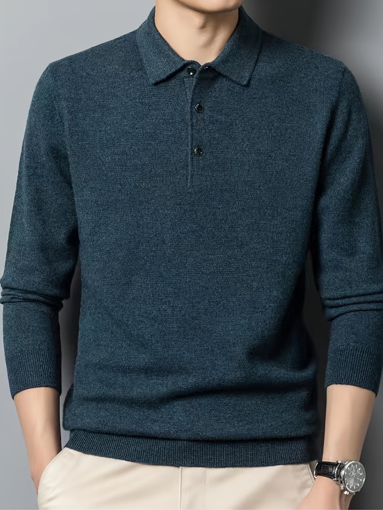 Milo | Casual Lange Mouwen Polo Shirt