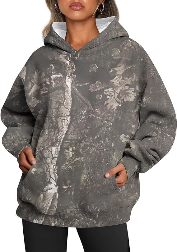 Maartje | Comfortabele camouflage hoodie