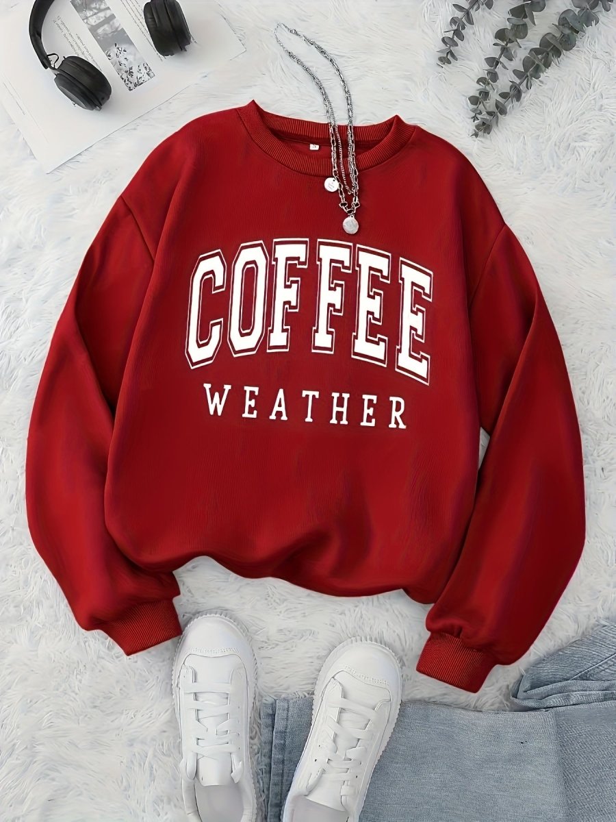 Chantal | Vrijetijdssweater coffee weather