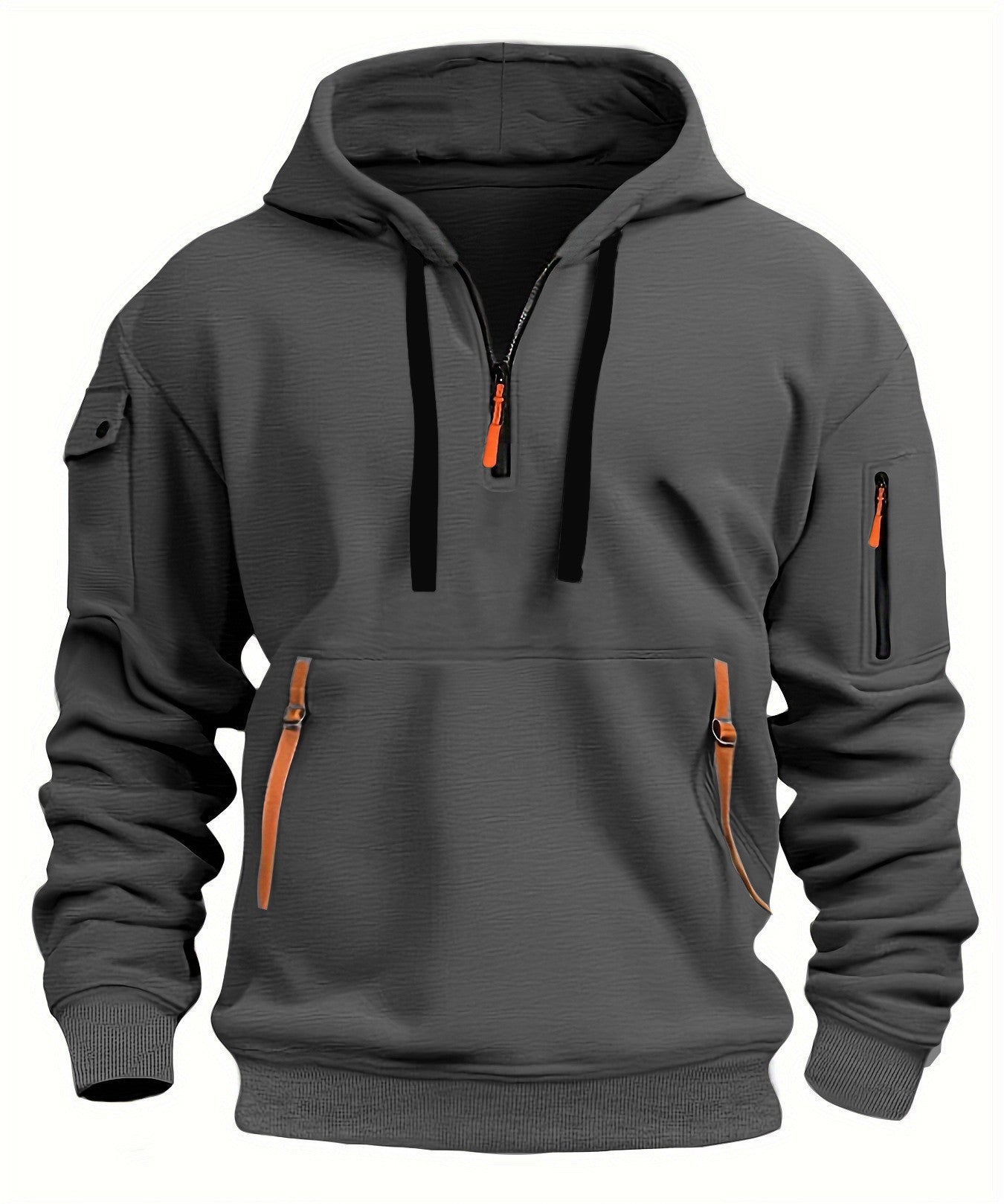 Stefan | Stijlvolle hoodies met halve rits