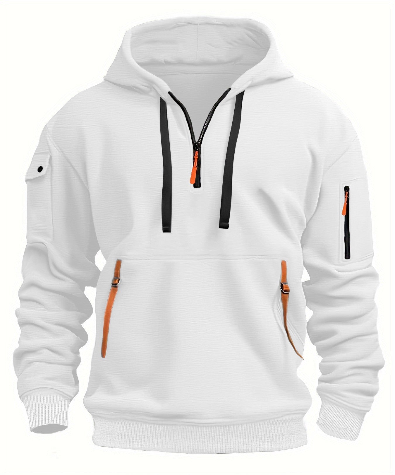 Stefan | Stijlvolle hoodies met halve rits