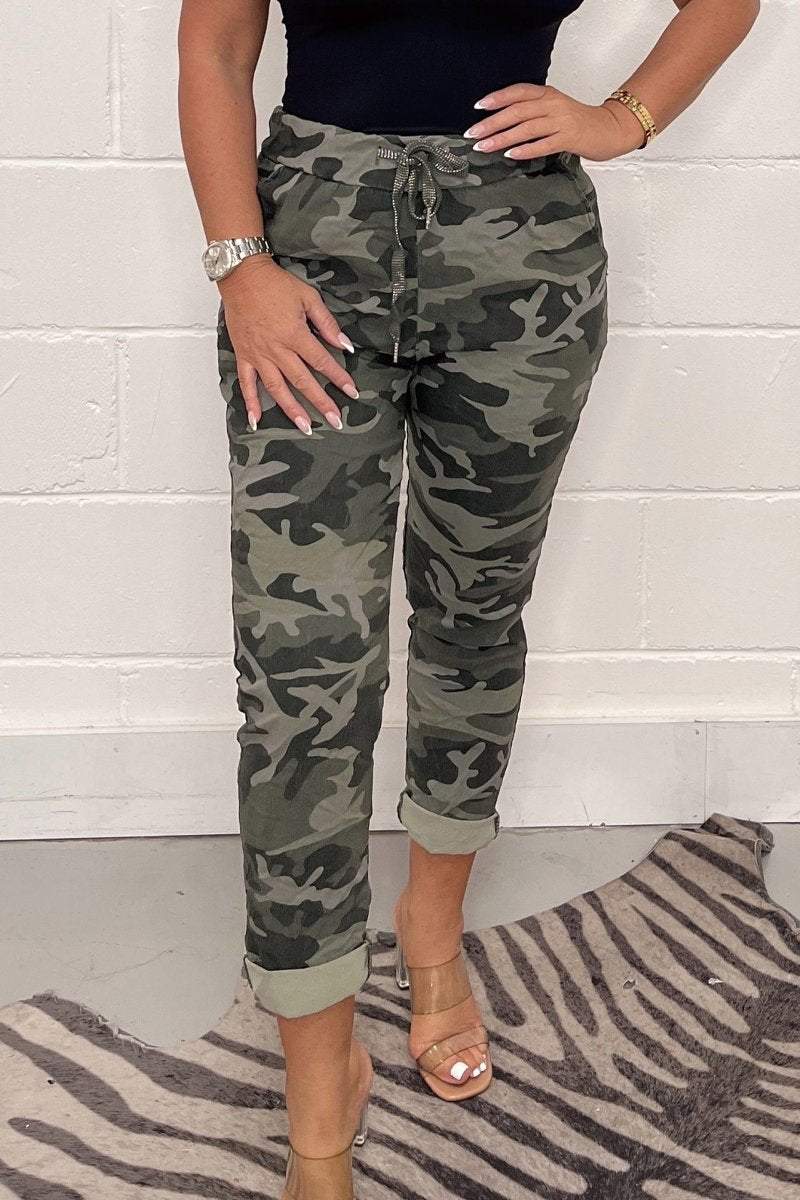 Kim | Stijlvolle Camouflage Broek Voor Avontuurlijke Dagen